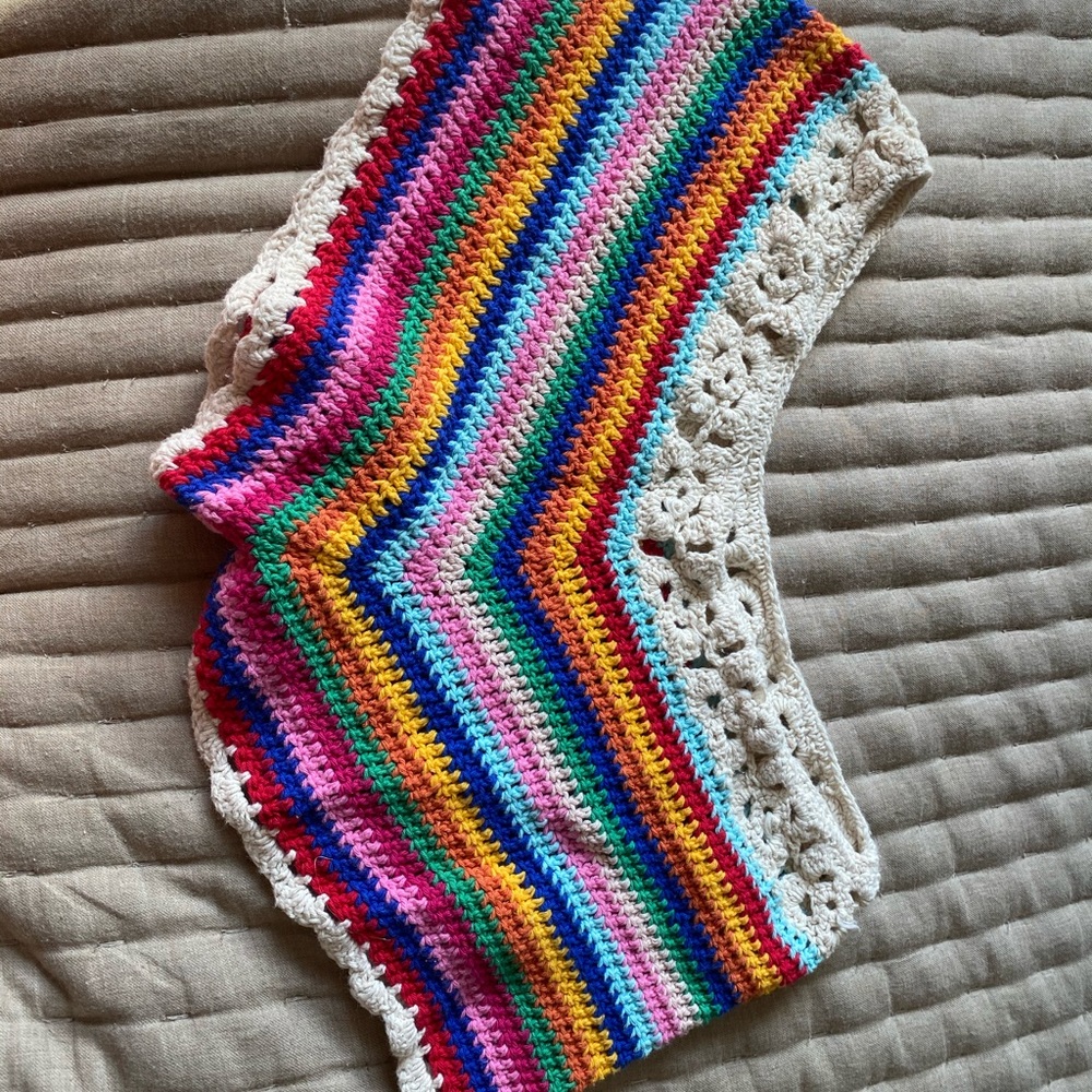 Rainbow Crochet Shorts 🌈